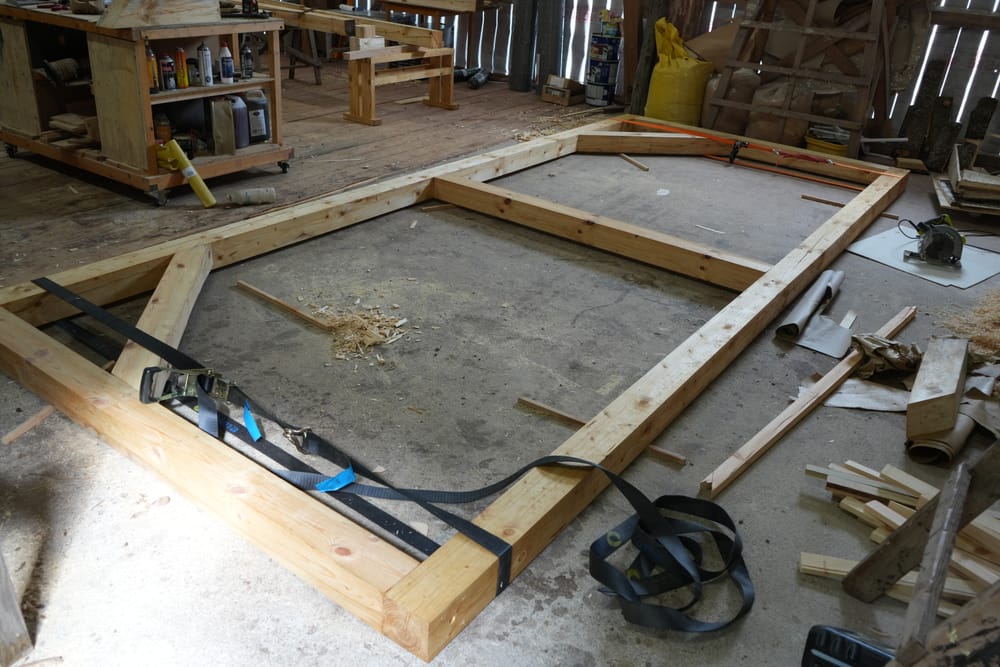 Duck shelter, part 2: The first wall