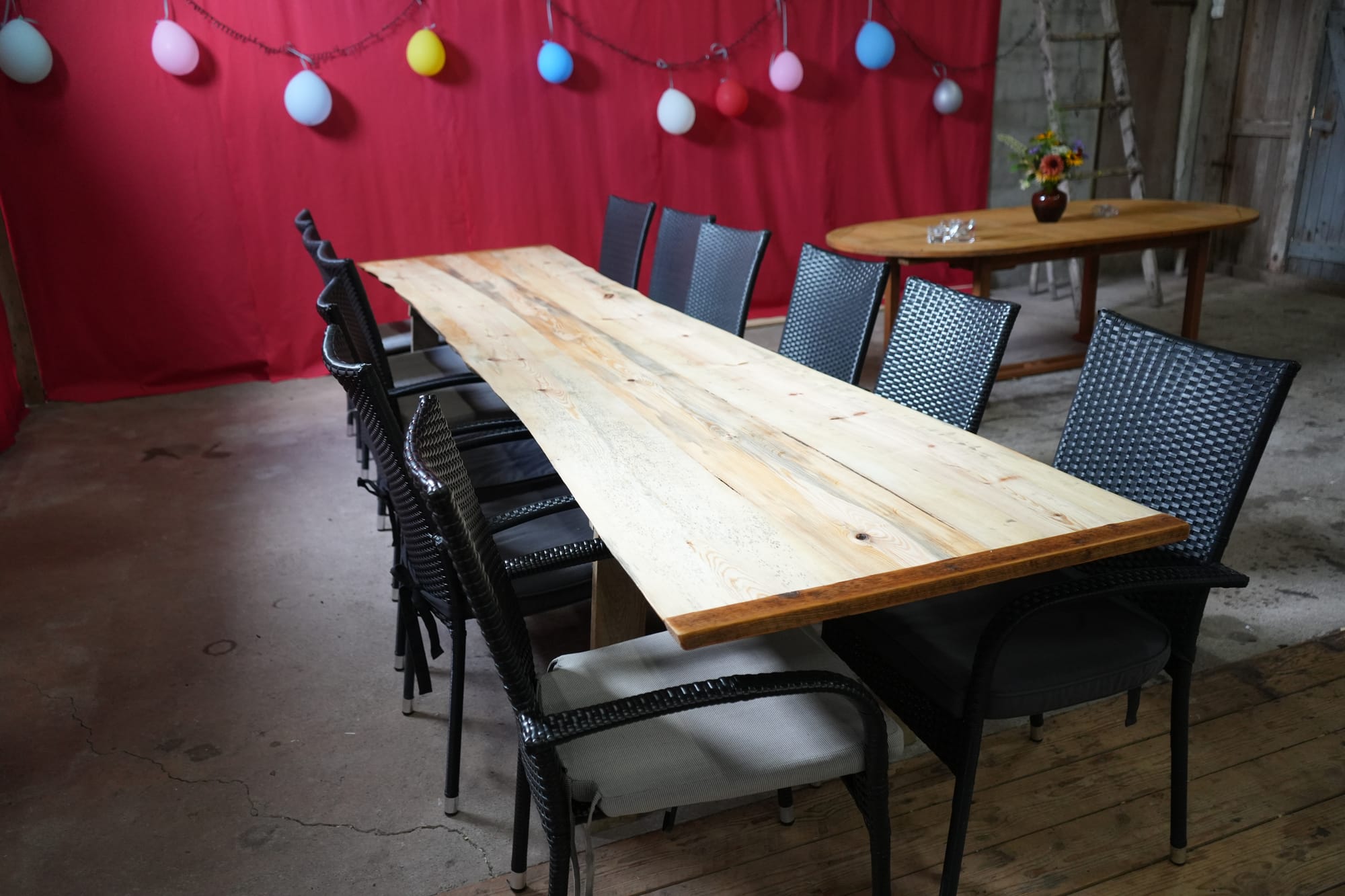 I built a 367cm table to be used once