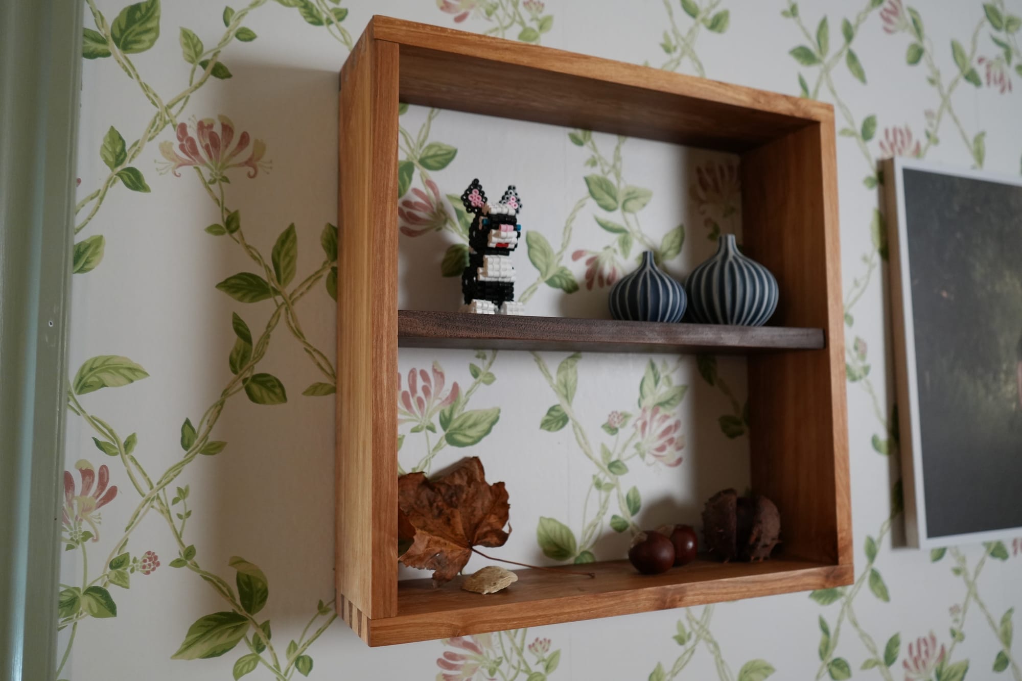 Alder Walnut Wall Shelf