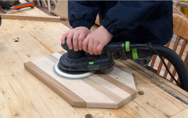 Woodworking with my son